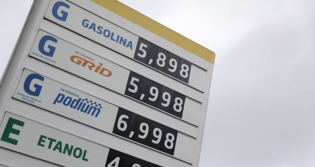 alta no preço da gasolina