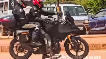 BMW F 450 GS é flagrada na rua em Karnataka na Índia