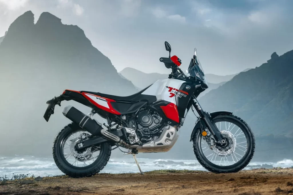 lateral Ténéré 700 World Raid branca