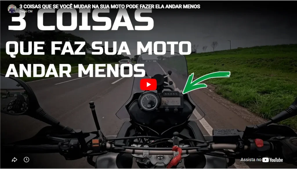 3 COISAS QUE SE VOCÊ MUDAR NA SUA MOTO PODE FAZER ELA ANDAR MENOS