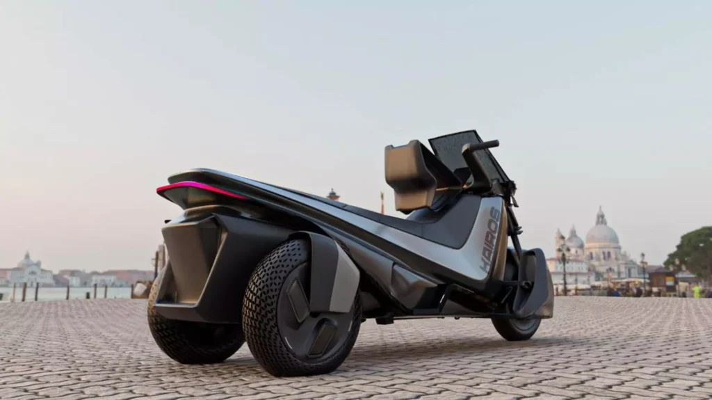 Kairos EV surge como triciclo elétrico futurista